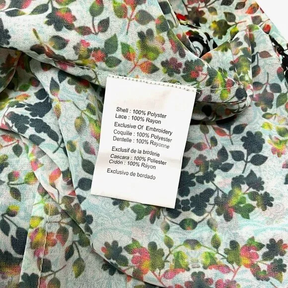 Anthropologie x Bhanuni by Jyoti Libra Embroidered Dress Size XS / S Floral - Picture 10 of 11